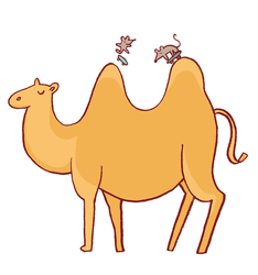 Camel Hump Skateboarding Art GIF
