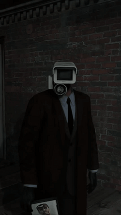 Camera Man And Normal Skibidi Toilet Meme GIF