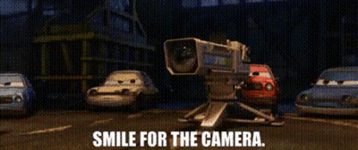 Camera Smile For The Camera GIF