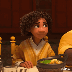 Camilo Encanto Dinner Nervous Smile GIF
