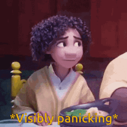 Camilo Encanto Visibly Panicking GIF