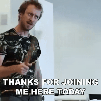 Camouflage Shirt Man Thanks For Joining Me Today GIF