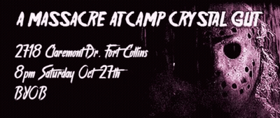 Camp Crystal Gut Massacre Poster GIF