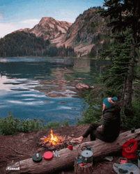 Camp Relaxing Day GIF