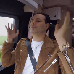 Camper Singing While Driving GIF