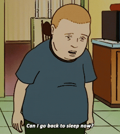 Can I Go Back To Sleep Now King Of The Hill GIF