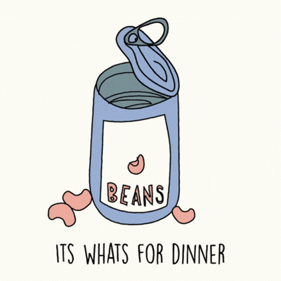 Can Of Beans Its Whats For Dinner GIF