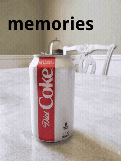 Can Of Diet Coke With Memories GIF
