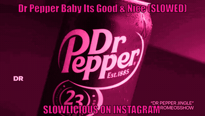 Can Of Dr Pepper On Pink Background GIF