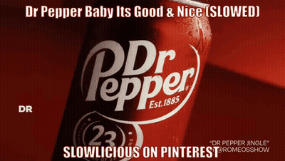 Can Of Dr Pepper On Red Background GIF