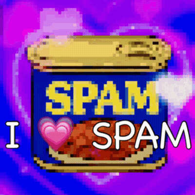 Can Of Spam Saying I Love Spam GIF
