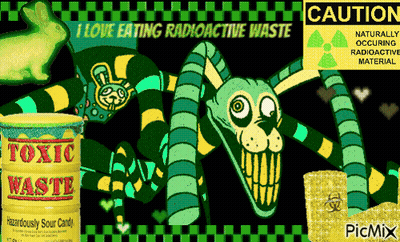 Can Of Toxic Waste Sour Candy GIF