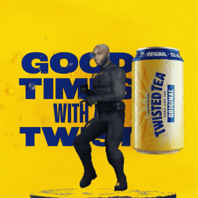 Can Of Twisted Tea Next To Man GIF