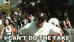 Can't Do The Fake When Keeping It Real Goes Wrong GIF