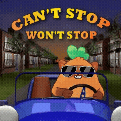 Can't Stop Won't Stop Car GIF
