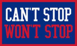 Can't Stop Won't Stop Go Bills GIF
