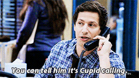 Can Tell Him It's Cupid Calling GIF