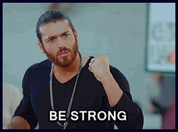 Can Yaman Stay Strong  GIF