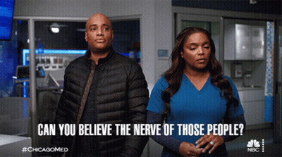 Can You Believe The Nerve Of Those People GIF