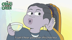 Can You Hear Me Now Over Hot Tea GIF