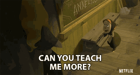 Can You Teach Me More Excited GIF