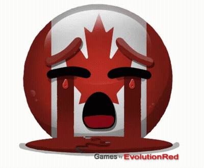 Canadian Flag Crying Games By Evolution Red GIF