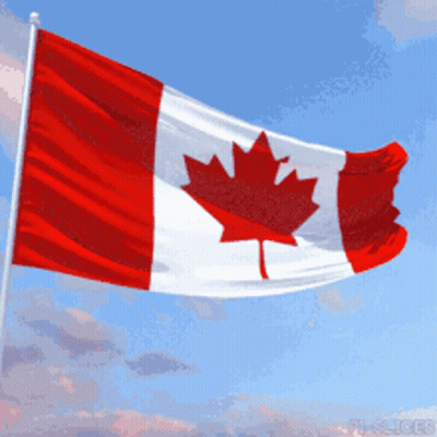 Canadian Flag With Maple Leaf GIF