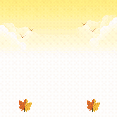 Canadian Thanksgiving Poster Turkey And Leaves GIF