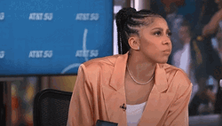 Candace Parker Elegantly Chewing GIF