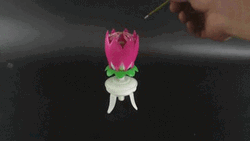 Candle Musical Flower GIF
