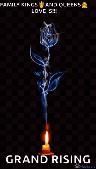 Candle Smoke Family Kings And Queens Love Is GIF