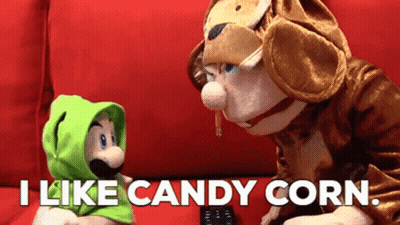 Candy Corn All 3 Colors Are The Same Flavor GIF