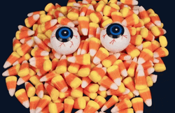 Candy Corn Melting GIF