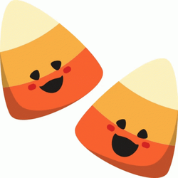 Candy Corn Smile GIF