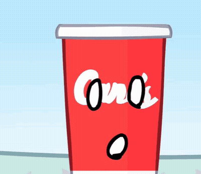 Cane's Can With Straw Hat And Watering Can GIF