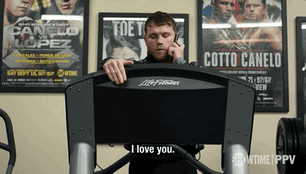 Canelo Álvarez I Love You On Phone GIF