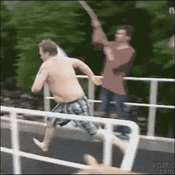 Cannonball Dive From A High Platform GIF