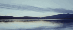 Canoe In The Plain Water GIF
