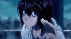 Cant Hear You Death Note L GIF