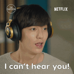 Cant Hear You Lee Minho GIF