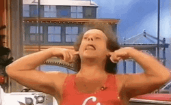 Cant Hear You Richard Simmons GIF