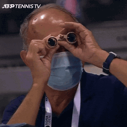 Cant Read Man Using Small Binoculars GIF