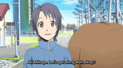 Cant We All Just Get Along Aki Mikage GIF