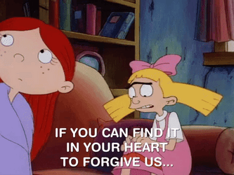Cant We All Just Get Along Helga Pataki GIF