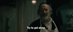 Cant We All Just Get Along Old Man GIF