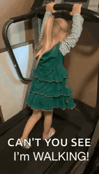Cant You See Im Walking On Treadmill GIF