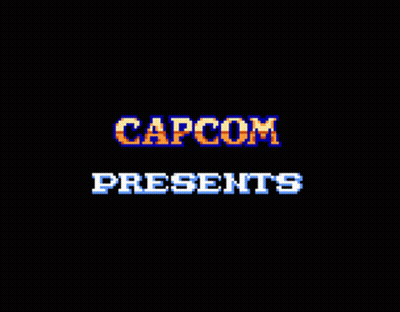 Capcom Presents On Black Background GIF