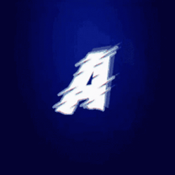 Capital Letter A Glitching Animation GIF
