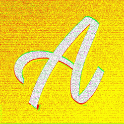 Capital Letter A With Different Color Backgrounds GIF
