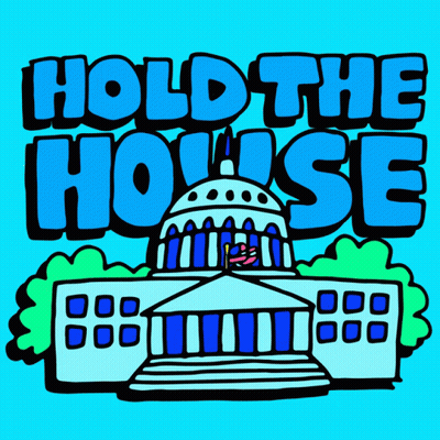 Capitol Building Saying Hold The House GIF